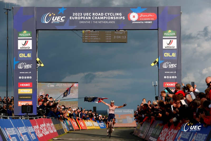 2023 UEC Road European Championships - Drenthe - Elite Women's Road Race - Mappel - Col Du VAM 131,3 km - 23/09/2023 - Mischa Bredewold (Netherlands) - photo Luca Bettini/SprintCyclingAgency?2023